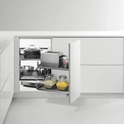 Systemy Cargo|VORTUNG Stelaż do cargo narożnego, prawostronny, highclass grey