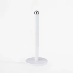Stojaki Na Ręczniki Papierowe|inny Stojak na ręcznik papierowy biały DIEGO 15x35 cm
