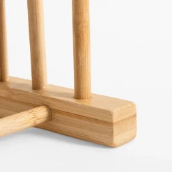 Suszarki I Ociekacze|inny Stojak na talerze bambusowy 33x12x10,3 cm