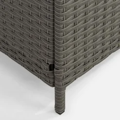 inny Stolik do ogrodu kwadratowy SKOTI szary