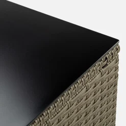 Meble Ogrodowe|Meble Ogrodowe|inny Stolik do ogrodu kwadratowy SKOTI brązowy