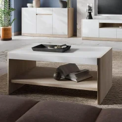 inny Stolik do salonu CALIMA dąb cremona biały