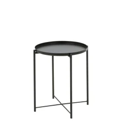 Stolik kawowy czarny metalowy SAPOR