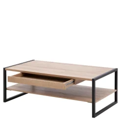 Stolik kawowy industrialny z szufladą