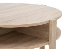 Stoliki Kawowe|FORTE Stolik kawowy okrągły TOBAGO DĄB SONOMA
