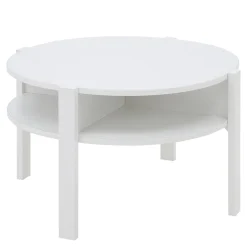 Stoliki Kawowe|FORTE Stolik kawowy okrągły TOBAGO BIAŁY
