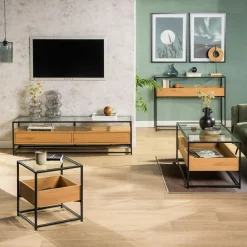 Stolik kawowy szklany DORSUM