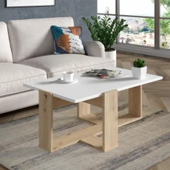 FORTE Stolik kawowy z białym blatem COFFEE TABLES