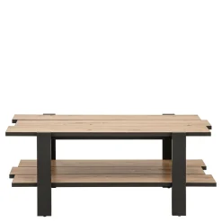 Stolik kawowy z półką COFFEE TABLES dąb artisan