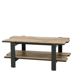 Stoliki Kawowe| Stolik kawowy z półką COFFEE TABLES szary