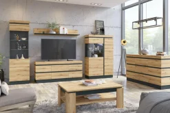 Stolik kawowy z półką CORTE