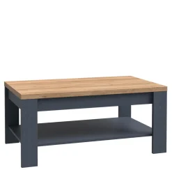 Stoliki Kawowe| Stolik kawowy z półką granatowy