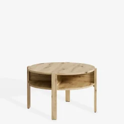 FORTE Stolik kawowy z półkami TOBAGO