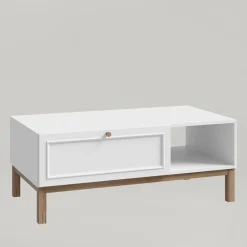 Stoliki Kawowe|FORTE Stolik kawowy z szufladą szary