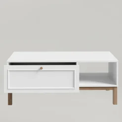 Stoliki Kawowe|FORTE Stolik kawowy z szufladą szary