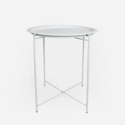Stoliki Kawowe|inny Stolik kawowy z tacą biały 51 cm