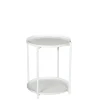 Stolik metalowy biały SALAR