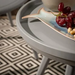 inny Stolik ogrodowy HAPPIANO jasnoszary