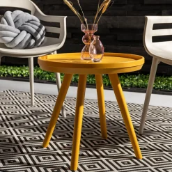 inny Stolik ogrodowy HECCIANO żółty