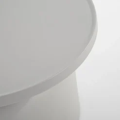 inny Stolik ogrodowy okrągły jasnoszary ULMONDO