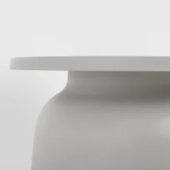 inny Stolik ogrodowy okrągły jasnoszary ULMONDO