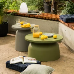 Meble Ogrodowe|Meble Ogrodowe|inny Stolik ogrodowy okrągły zielony ULMONDO