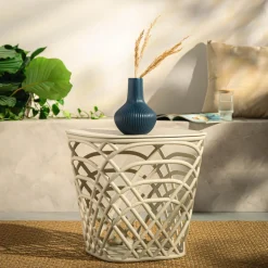 Meble Ogrodowe|Meble Ogrodowe|inny Stolik ogrodowy z pojemnikiem HAMILLO beżowy