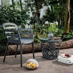inny Stolik ogrodowy z pojemnikiem HAMILLO ciemnoszary