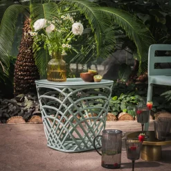 Meble Ogrodowe|Meble Ogrodowe|inny Stolik ogrodowy z pojemnikiem HAMILLO jasnozielony