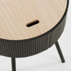 Stoliki Kawowe|inny Stolik okrągły szary 40,5x47,5 cm