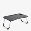 Stoliki Kawowe|inny Stolik pod laptop składany czarno-biały 40x60x26 cm
