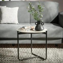 inny Stolik z ceramicznym blatem SUNEMTI 50 cm