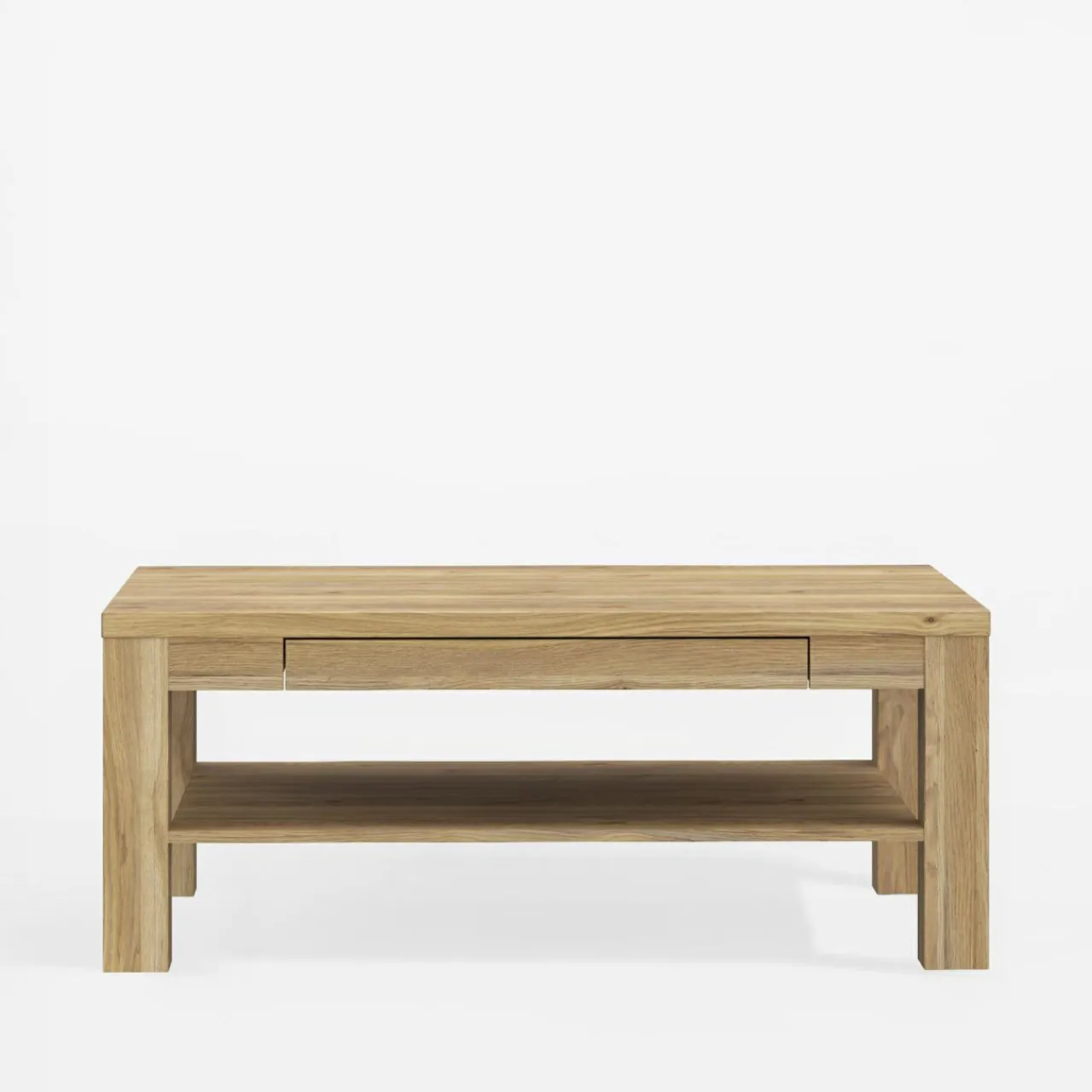 Stoliki Kawowe|FORTE Stolik z szufladą w kolorze drewna