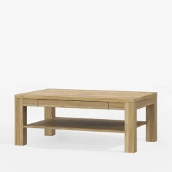 Stoliki Kawowe|FORTE Stolik z szufladą w kolorze drewna