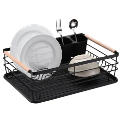 Prima Cucina Suszarka do naczyń czarna 43,5x33x14,5 cm