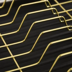 inny Suszarka do naczyń czarno-złota 43x32 cm