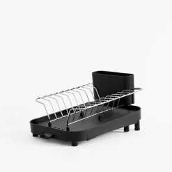 inny Suszarka na naczynia rozsuwana czarna 43,1x20,8x13,6 cm