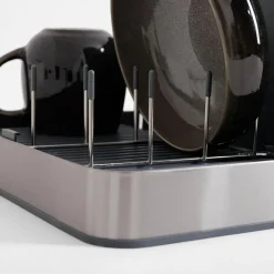 Suszarki I Ociekacze|inny Suszarka na naczynia składana szara 48,3x35x20,2 cm