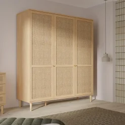 FORTE Szafa boho 3-drzwiowa CALASETTA