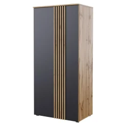 DiTrendi Szafa do salonu z lamelami MALAGA