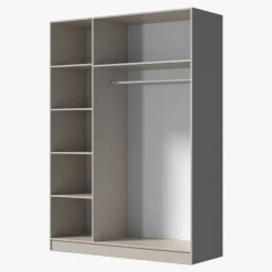 Szafy Uchylne|Exline Szafa 3-drzwiowa KASZMIR 150 cm