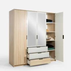 inny Szafa 4-drzwiowa z lustrem RYGA