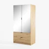 Exline Szafa 2-drzwiowa z lustrem MAXI 100 cm