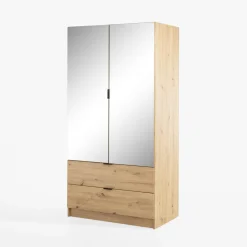 Exline Szafa 2-drzwiowa z lustrem MAXI 100 cm