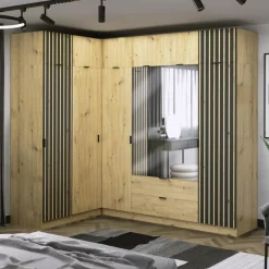 Exline Szafa 2-drzwiowa z lustrem MAXI 100 cm