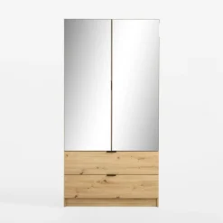 Exline Szafa 2-drzwiowa z lustrem MAXI 100 cm