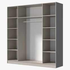 Exline Szafa 4-drzwiowa z lustrem KASZMIR 200 cm