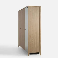 Szafy Z Lustrem|Szafy Uchylne|LENART Szafa 4-drzwiowa z lustrem SNUGLY