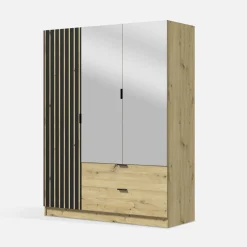 Exline Szafa 3-drzwiowa z lustrem MAXI 150 cm