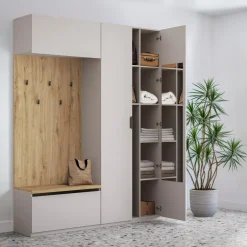 Dzieci inny Szafa głęboka z lustrem wewnętrznym MAX MODERN II